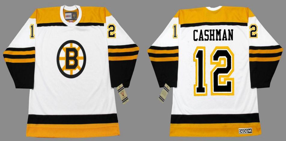 2019 Men Boston Bruins #12 Cashman White CCM NHL jerseys->boston bruins->NHL Jersey